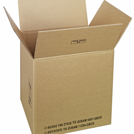 GBOX Standard UN Gefahrgutkarton 93686. Gefahrgutverpackungen 430 x 380 x 420 mm von ALEX BREUER im Onlineshop kaufen