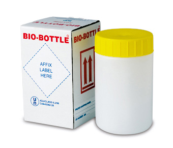 GBOX Bio-Bottle für den Versand bei Gefahrgutklasse 6.2 - UN Gefahrgutverpackungen / Industrieverpackungen von ALEX BREUER im Onlineshop
